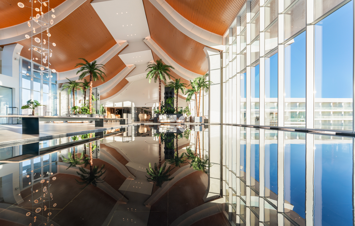 Interior del hotel Barceló Playa Blanca